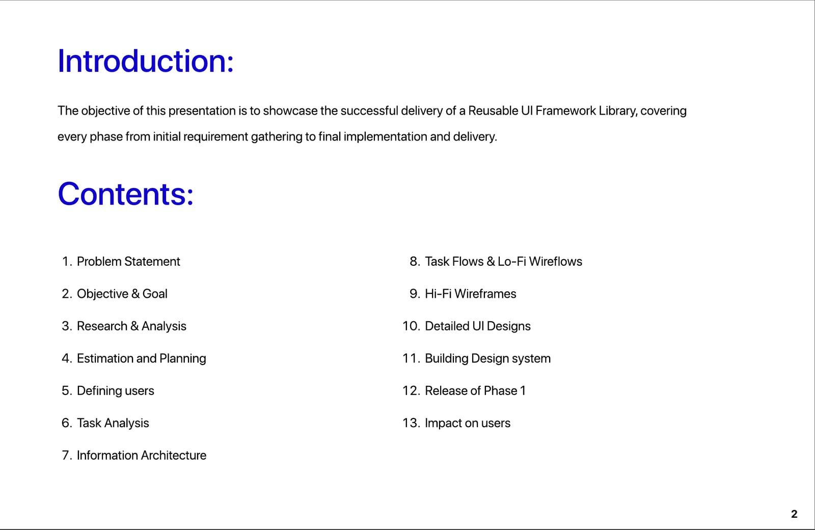 Introduction and contents